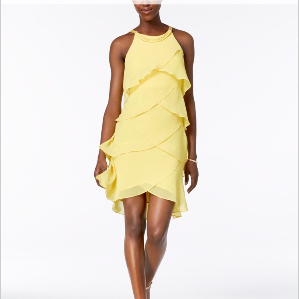 FINAL PRICE📍S.L. Fashion Tiered TulipChiffonDress